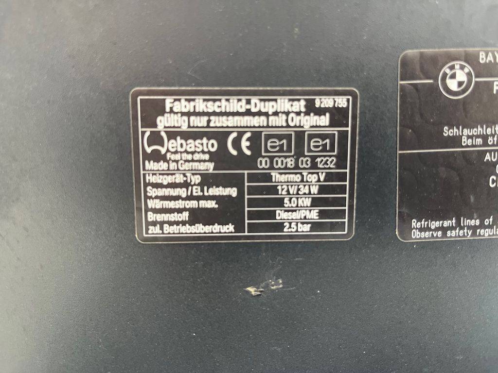 BMW 320 320d/2010/MAN6-2MAJ-WEBASTO